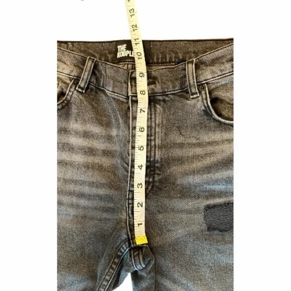 The Kooples Grey Destroy Denim JeansSize 40 US 30 (Women's 8) NWT
